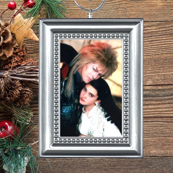 Labyrinth Movie Memorabilia David Bowie Jennifer Connelly‎ Christmas Ornament - Picture 1 of 3